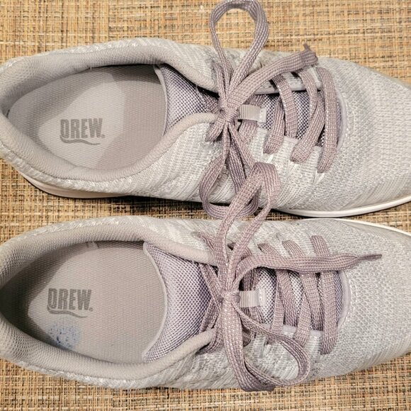 Drew Shoes Galaxy Size 8.5M Women's Walking Knit Mesh Orthopedic 10826-43 Gray - Picture 6 of 9